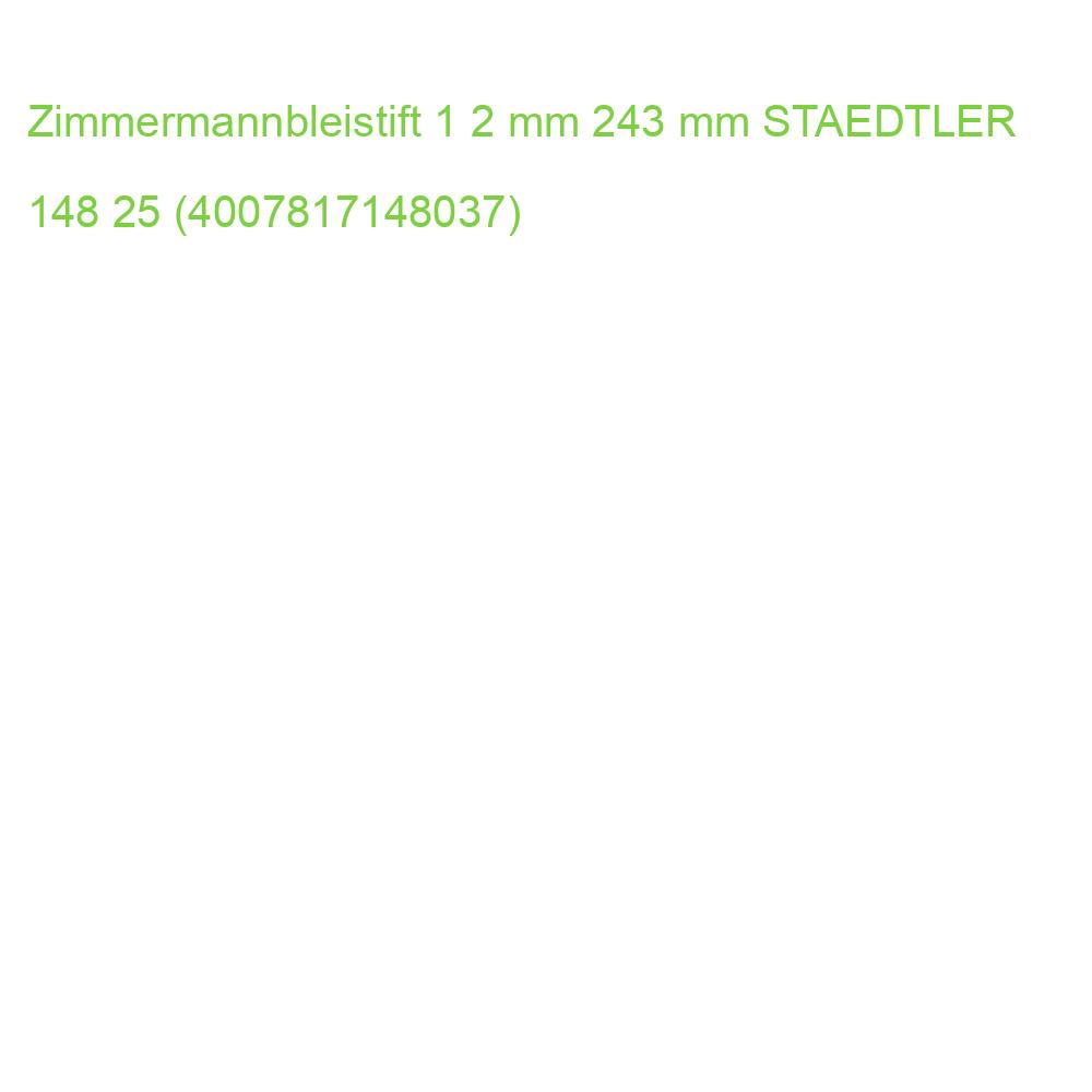 Zimmermannbleistift 1 2 mm 243 mm STAEDTLER 148 25 (4007817148037)