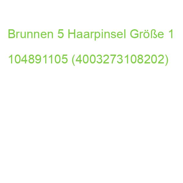 Brunnen 5 Haarpinsel Größe 5 104891105 (4003273108202)
