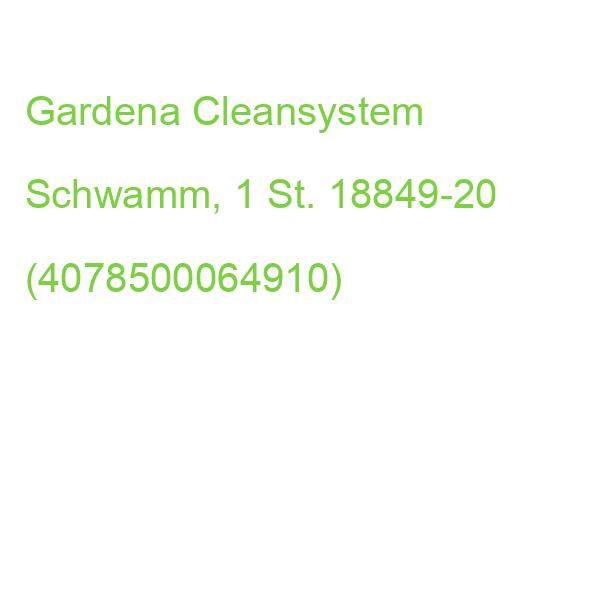 Gardena Cleansystem Schwamm, 1 St. 18849-20 (4078500064910)