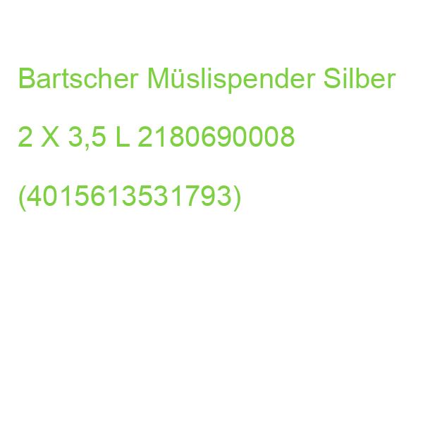 Bartscher Müslispender Silber 2 X 3,5 L 2180690008 (4015613531793)