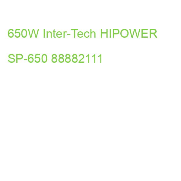 650W Inter-Tech HIPOWER SP-650 88882111