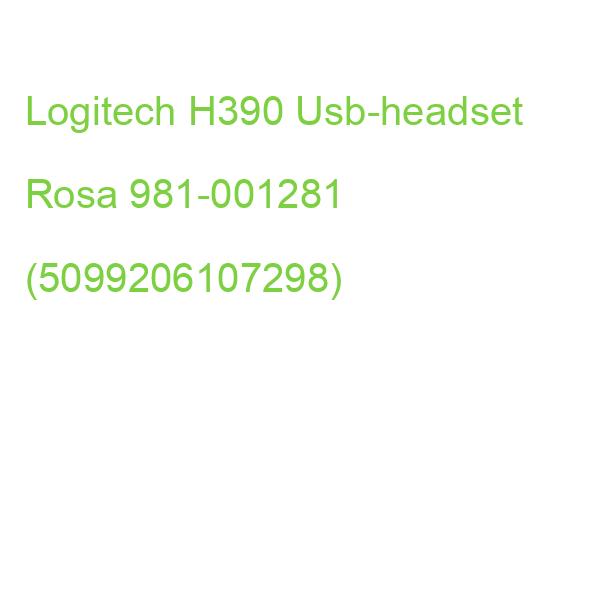 Logitech H390 Usb-headset Rosa 981-001281 (5099206107298)