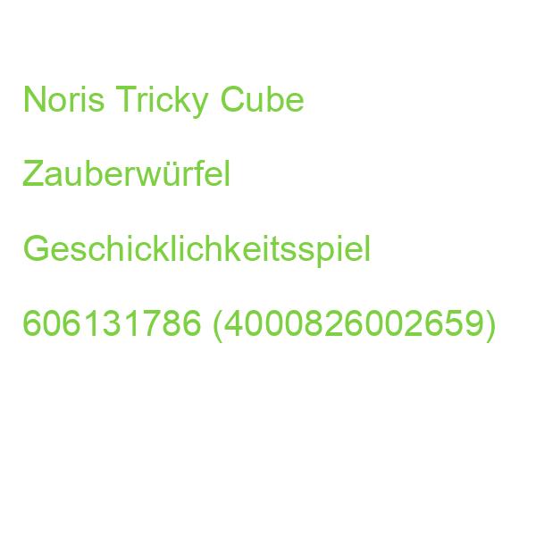 Noris Tricky Cube Zauberwürfel Geschicklichkeitsspiel 606131786 (4000826002659)