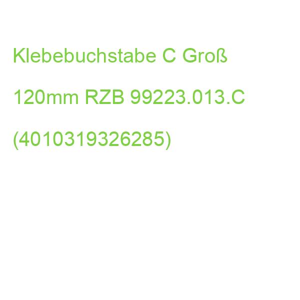 Klebebuchstabe C Groß 120mm RZB 99223.013.C (4010319326285)