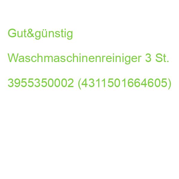 Gut&günstig Waschmaschinenreiniger, 3 St. 3955350002 (4311501664605)