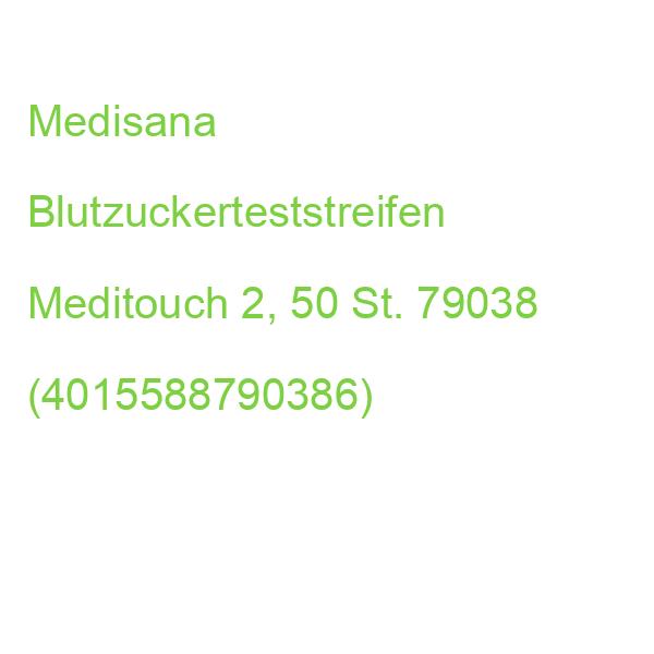 Medisana Blutzuckerteststreifen Meditouch 2, 50 St. 79038 (4015588790386)