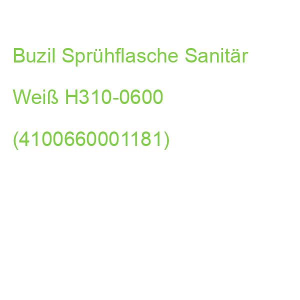 Buzil Sprühflasche Sanitär Weiß H310-0600 (4100660001181)