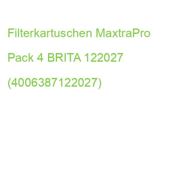 Filterkartuschen MaxtraPro Pack 4 BRITA 122027 (4006387122027)