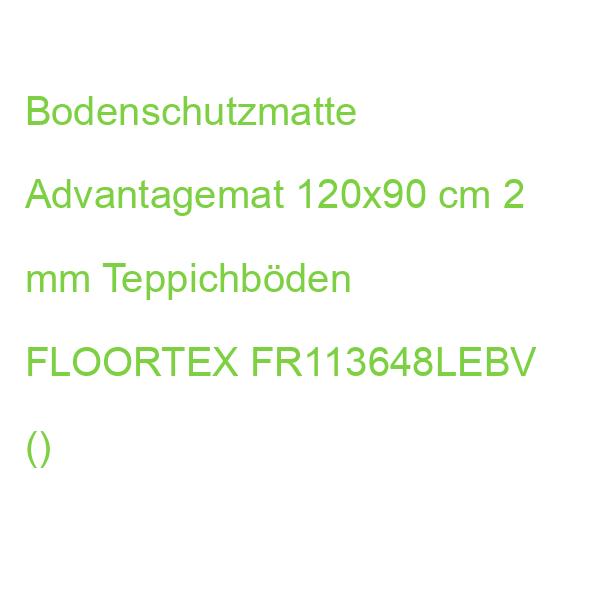Bodenschutzmatte Advantagemat 120x90 cm 2 mm Teppichböden FLOORTEX FR113648LEBV (0841776101702)