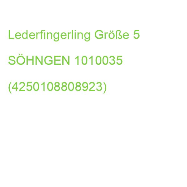 Lederfingerling Größe 5 SÖHNGEN 1010046 (8964004271038)