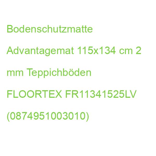 Bodenschutzmatte Advantagemat 115x134 cm 2 mm Teppichböden FLOORTEX FR11341525LV (0874951003010)