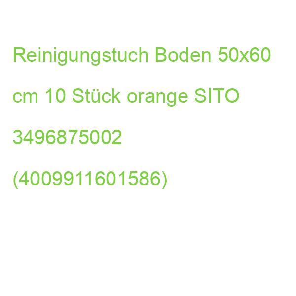 Reinigungstuch Boden 50x60 cm 10 Stück orange SITO 3496875002 (4009911601586)