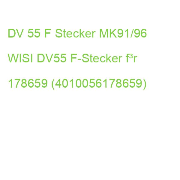 DV 55 F Stecker MK91/96 WISI DV55 F-Stecker f³r 178659 (4010056178659)