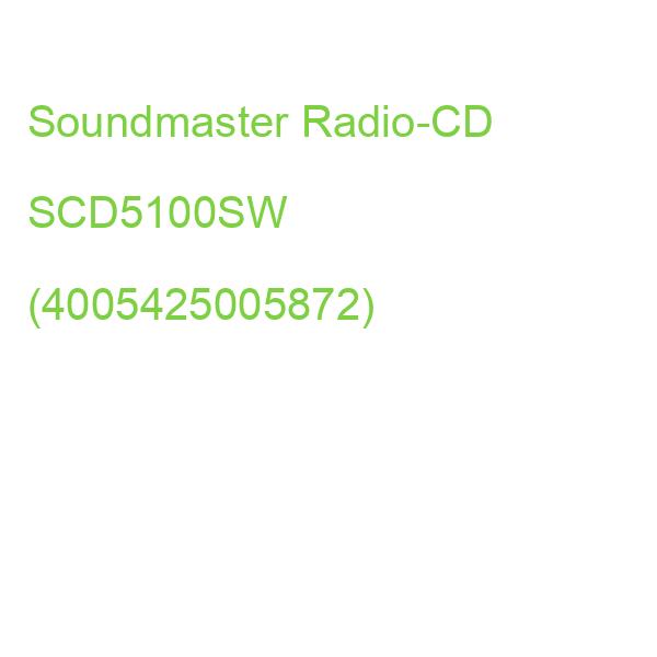 Soundmaster Radio-CD SCD5100SW (4005425005872)