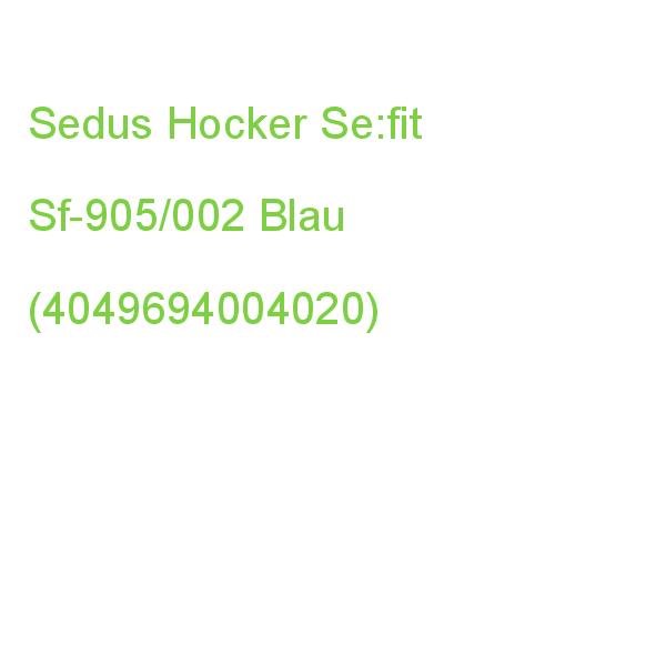 Sedus Hocker Se:fit Sf-905/002 Blau (4049694004020)