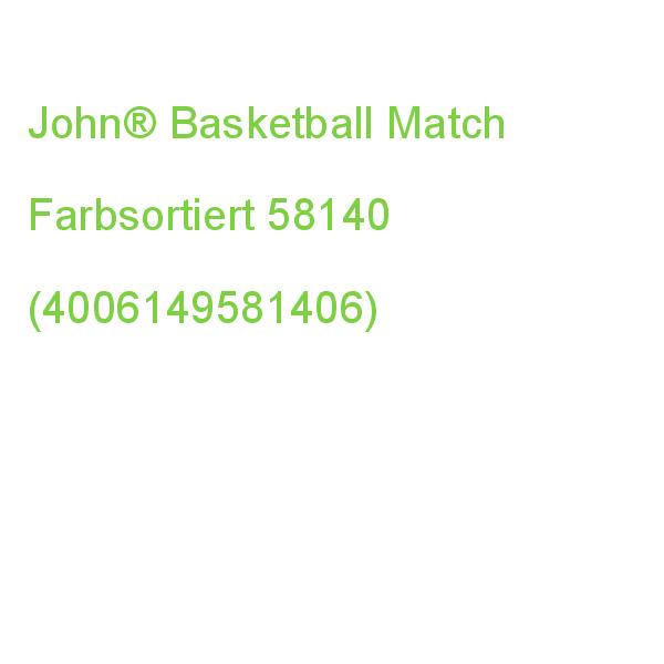 John Basketball Match Farbsortiert,  24,0 Cm, 1 St. 58140 (4006149581406)