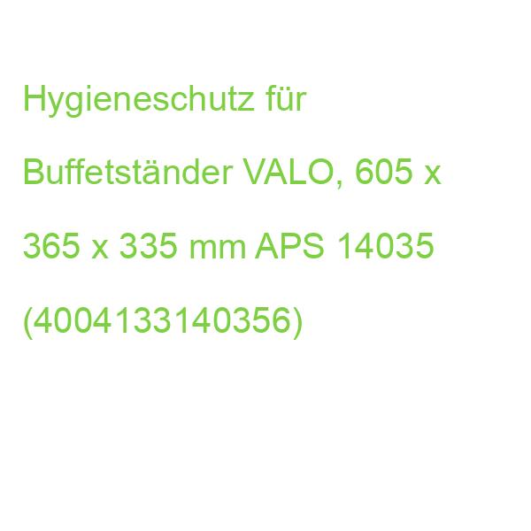 Hygieneschutz für Buffetständer VALO, 605 x 365 x 335 mm APS 14035 (4004133140356)