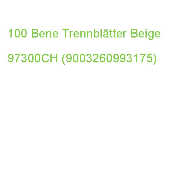 Bene Trennblätter Din A4 1-10 Chamois, 250 G/qm, 100 St. 97300CH (9003260993175)