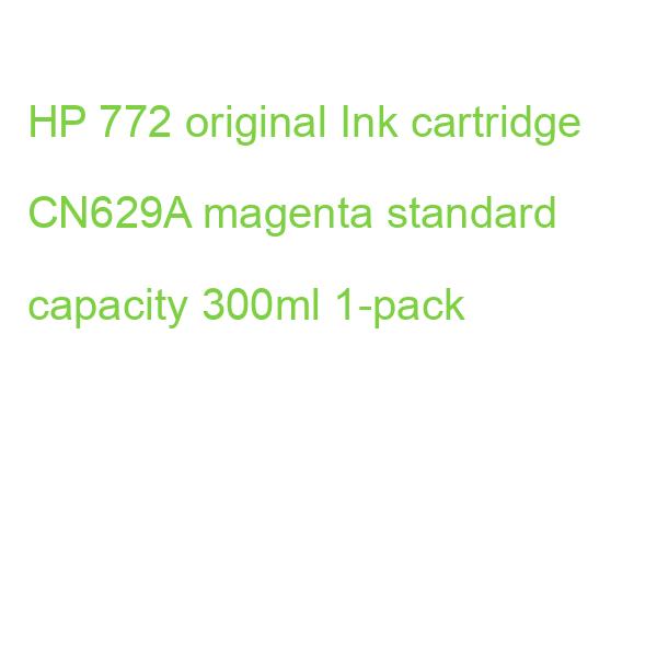 HP 772 original Ink cartridge CN629A magenta standard capacity 300ml 1-pack