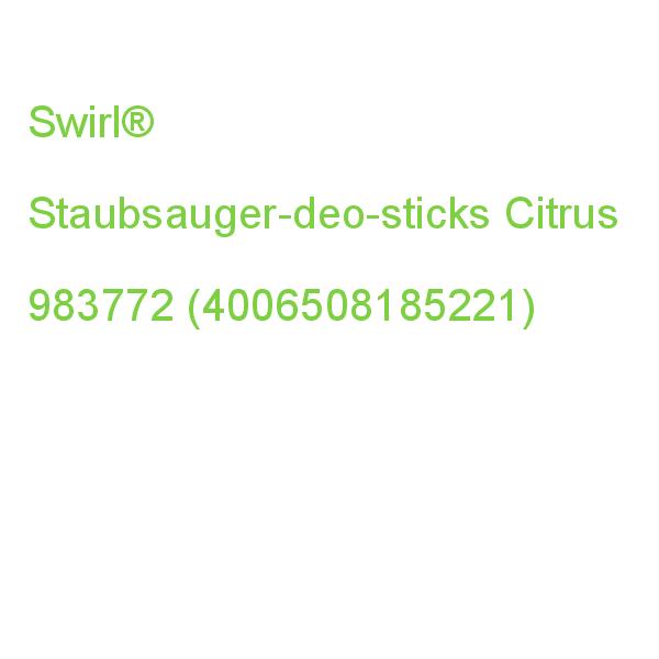 Swirl Staubsauger-deo-sticks Citrus 5 St., 1 Pack 279306 (4006508185221)
