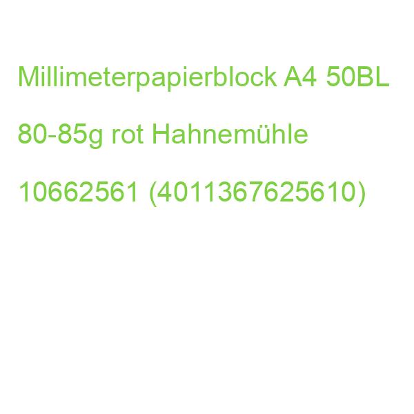 Millimeter Block 50 Blatt A4, 80 g qm HAHNEMÜHLE 10662561 (4011367625610)
