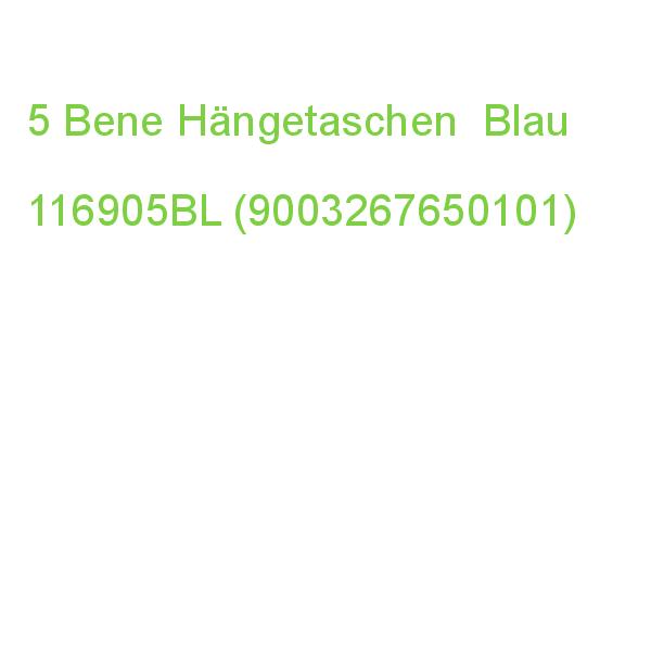 5 Bene Hängetaschen Blau 116905BL (9003267650101)