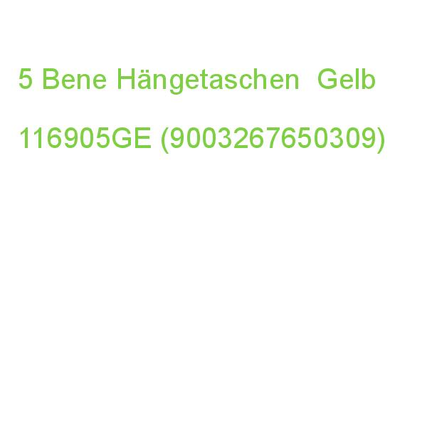 5 Bene Hängetaschen Gelb 116905GE (9003267650309)