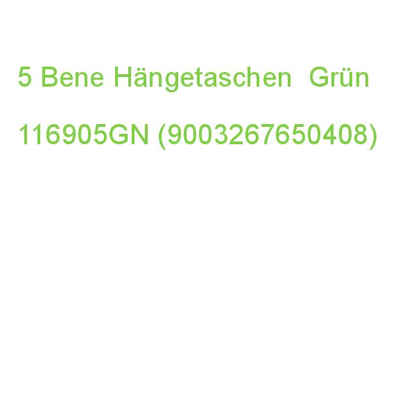 5 Bene Hängetaschen Grün 116905GN (9003267650408)