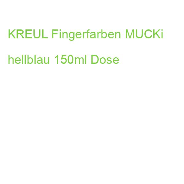 KREUL Fingerfarben MUCKi hellblau 150ml Dose