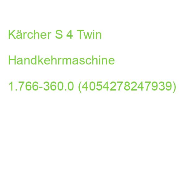 Kärcher S 4 Twin Kehrmaschine 1.766-360.0 (4054278247939)