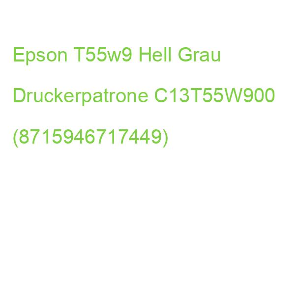 Epson T55w9 Hell Grau Druckerpatrone C13T55W900 (8715946717449)