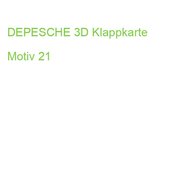 DEPESCHE 3D Klappkarte Motiv 21