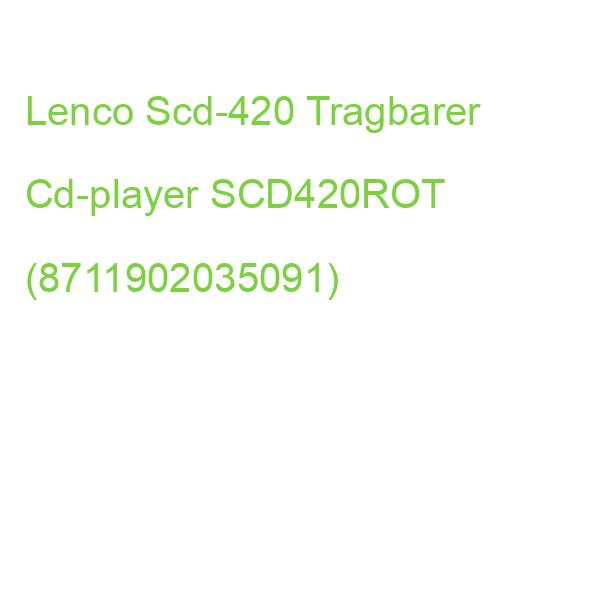 Lenco Scd-420 Tragbarer Cd-player SCD420ROT (8711902035091)