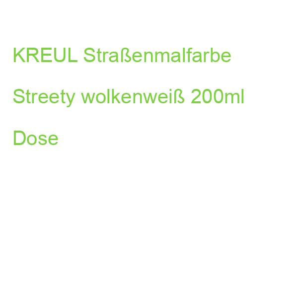 KREUL Straßenmalfarbe Streety wolkenweiß 200ml Dose