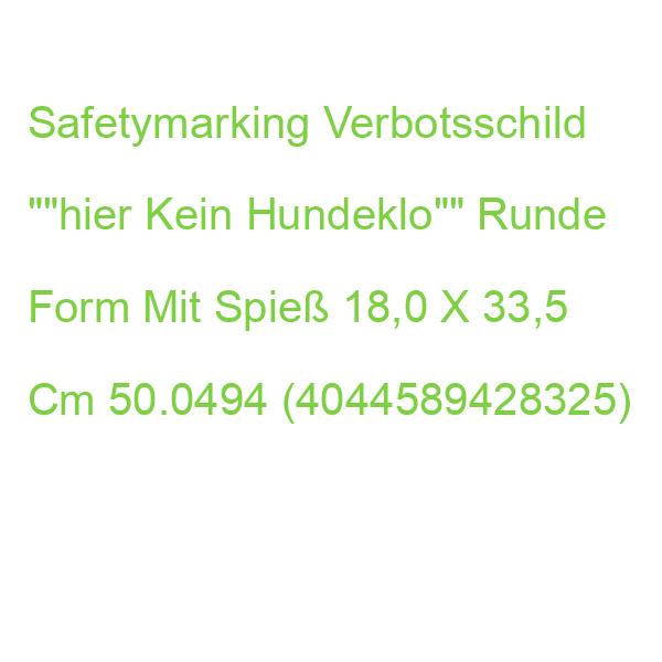 Safetymarking Verbotsschild