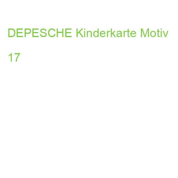 DEPESCHE Kinderkarte Motiv 17