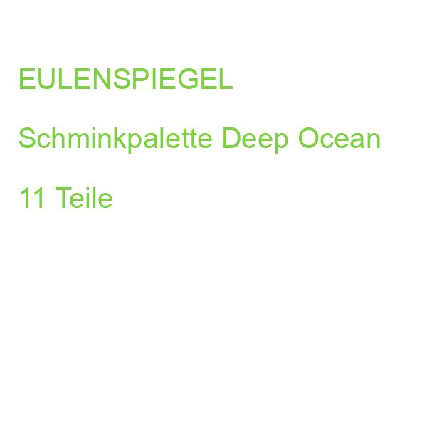 EULENSPIEGEL Schminkpalette Deep Ocean 11 Teile