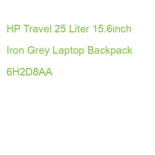 HP Travel 25 Liter 15.6inch Iron Grey Laptop Backpack 6H2D8AA