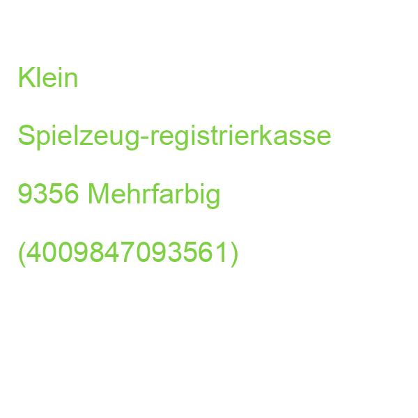 Klein Spielzeug-registrierkasse 9356 Mehrfarbig (4009847093561)