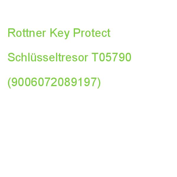 Rottner Key Protect Schlüsseltresor Schwarz Zahlenschloss T05790 (9006072089197)