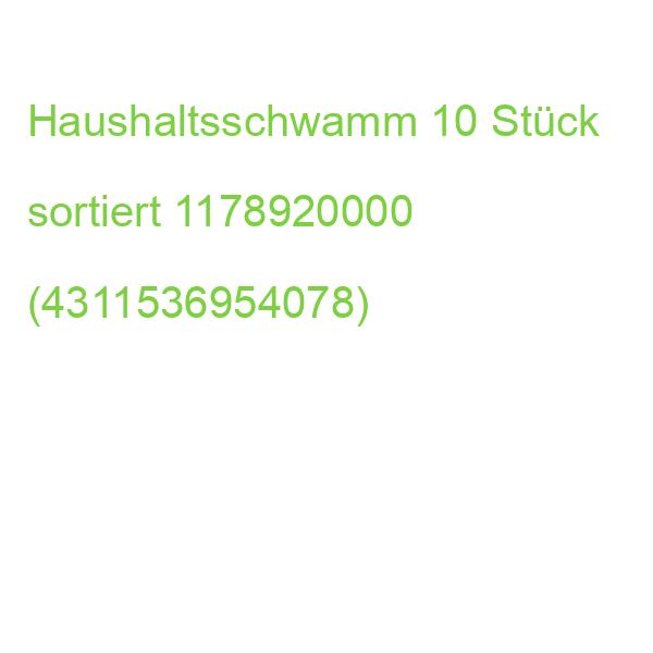 Reinigungsschwämme bunt 10 Stück GUT & GÜNSTIG 1178920000 (4311536954078)