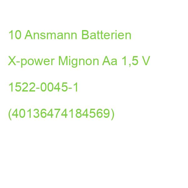 10 Ansmann Batterien X-power Mignon Aa 1,5 V 1522-0045-1 (40136474184569)