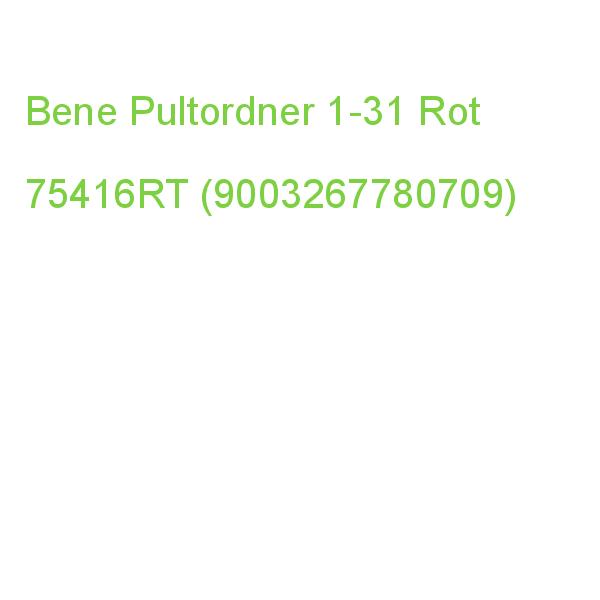 Bene Pultordner 1-31 Rot 75416RT (9003267780709)
