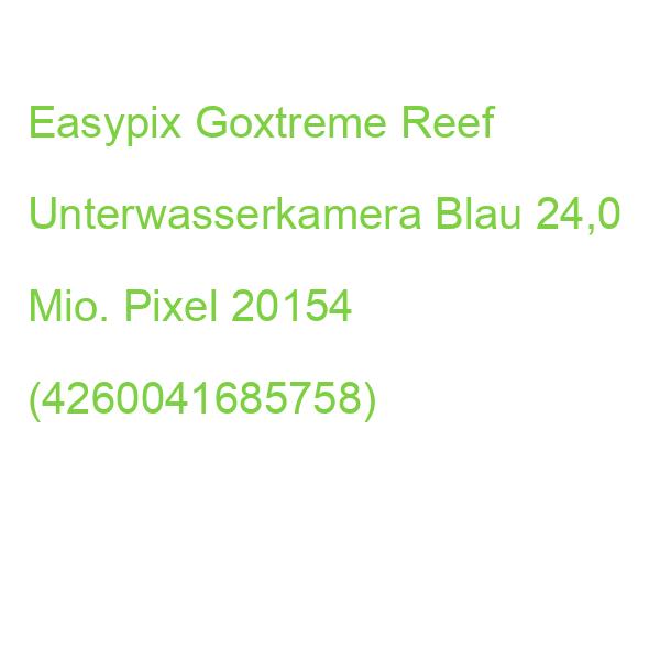 Easypix Goxtreme Reef Unterwasserkamera Blau 24,0 Mio. Pixel 20154 (4260041685758)