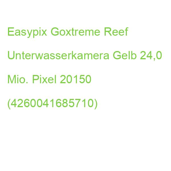 Easypix Goxtreme Reef Unterwasserkamera Gelb 24,0 Mio. Pixel 20150 (4260041685710)