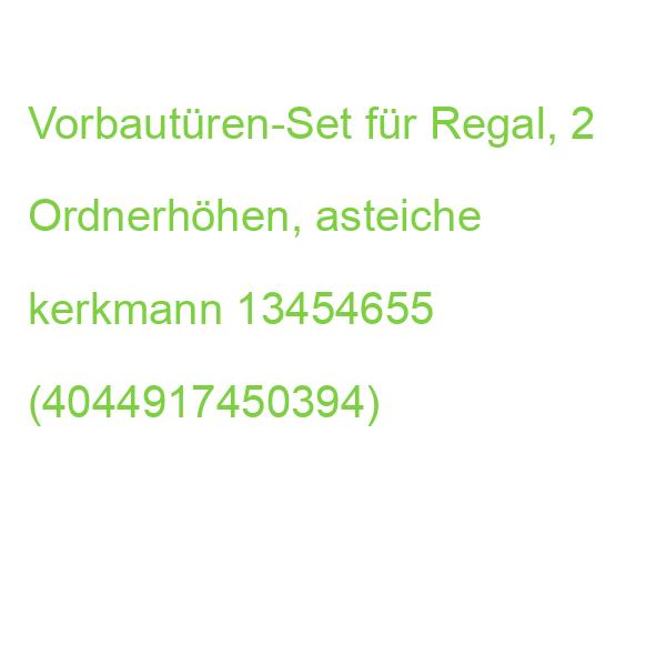 Vorbautüren-Set für Regal, 2 Ordnerhöhen, asteiche kerkmann 13454655 (4044917450394)