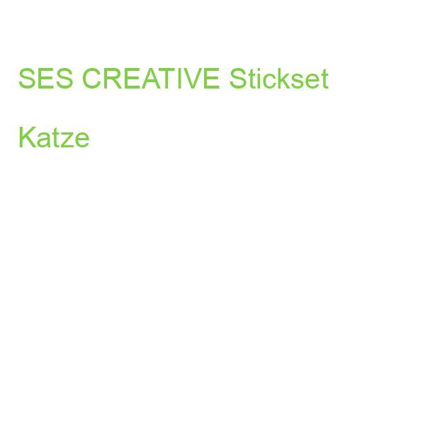 SES CREATIVE Stickset Katze