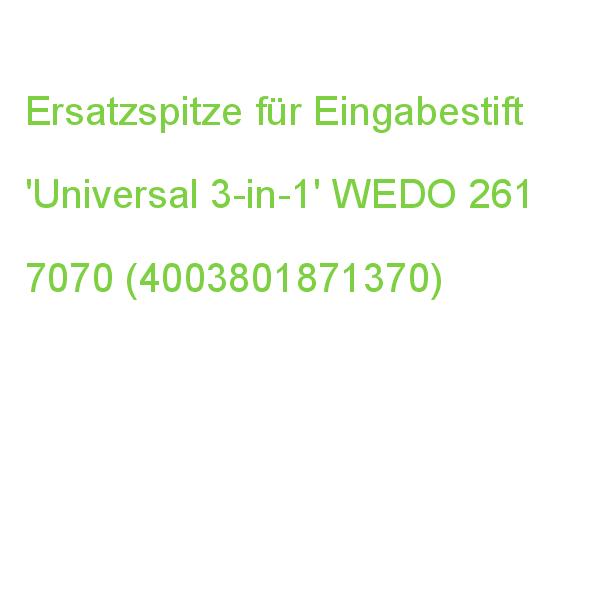 Ersatzspitze für Eingabestift 'Universal 3-in-1' WEDO 261 7070 (4003801871370)