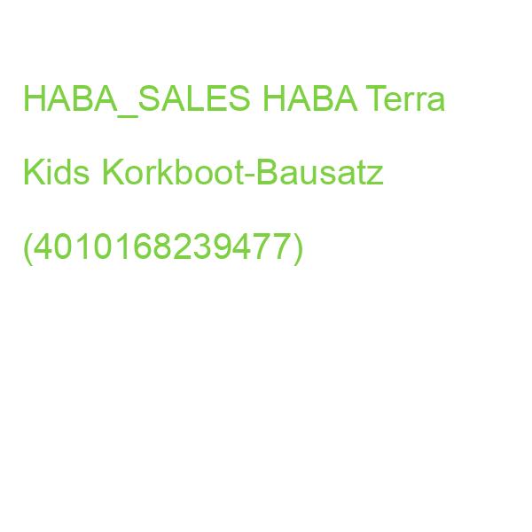 HABA_SALES HABA Terra Kids Korkboot-Bausatz (4010168239477)