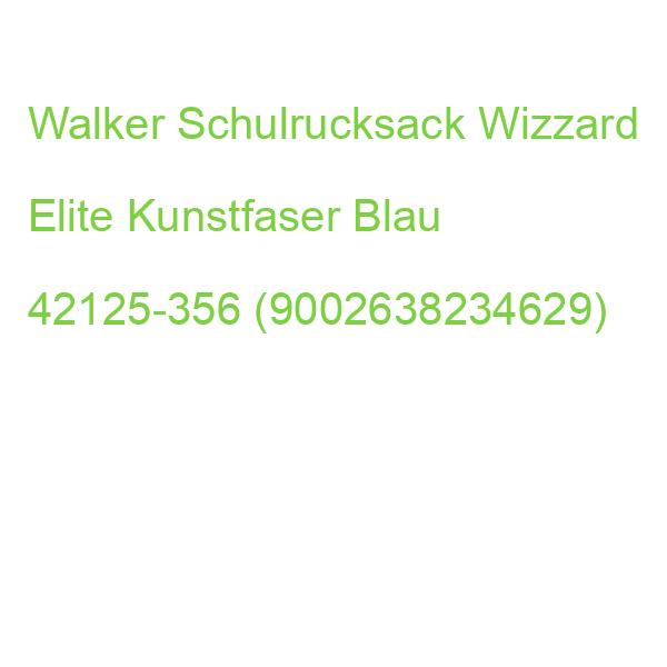 Walker Schulrucksack Wizzard Elite Kunstfaser Blau 42125-356 (9002638234629)